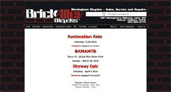 Desktop Screenshot of brickalleybikes.com